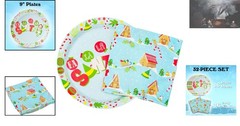 32-Count Buddy the Elf Party Plates and Napkins – Perfect for Holiday Gatherings