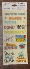 Hallmark Graduation Party Decorations Kit Lot Banner, Stickers, Clings, Tissue..