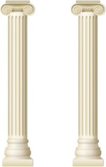 2Pcs Greek Columns Cardboard Pillars Cutouts Ancient Greek Party Decor