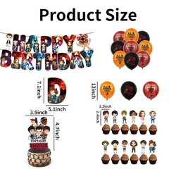 Stranger Things Party Supplies Birthday Decorations Balloon Banner Set