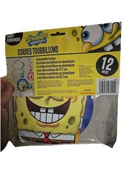 2011 SpongeBob SquarePants Swirl Decorations New Sealed 12pcs Party Supplies