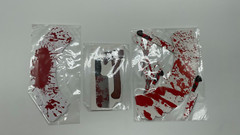 Halloween Cupcake Toppers Wrappers, Bloodstained Decoration, New & Fast Shipping