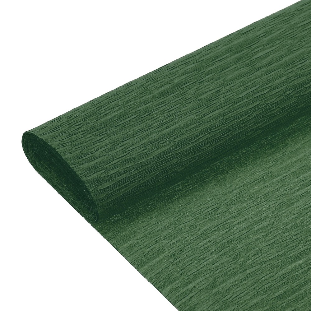 Crepe Paper Roll 8.2ft Long 98 Inch Wide for Decoration, Dark Green
