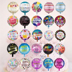 10PCS/PACK 18 inch Happy Birthday Ball Birthday Party Decoration Aluminum Film