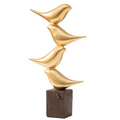 Anding Gold Bird Statue Decorative Accessories, Modern Home Decoration, Bird …