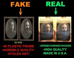 Horror Pictures LO Halloween Changing Face Ghost Photo ~ Beware of frame FAKES!