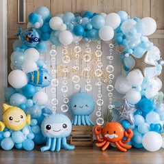 10 Strings Bubble Garlands, Transparent Hanging Streamers, Under the Sea Part…