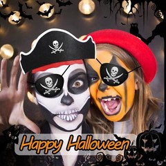 36 Pcs Funny Pirate Party Set- Pirate Kids’ Party Cosplay Supplies Include 12…