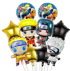 10 PieceFunky Naruto Fighter Theme Kids Birthday Decoration Party Foil Balloons