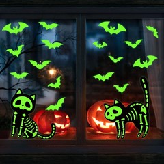 JarThenaAMCS Glow in The Dark Halloween 7.8 x 11.8inch, Green Fluroscent