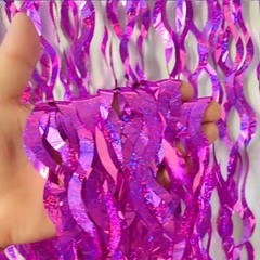Wavy Foil Backdrop Fringe Tinsel Shimmer Curtain Door Wedding Birthday Party