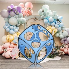 13 Sizes Balloon Sizer Cube Box 2-12 Inch Collapsible