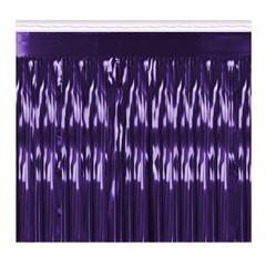 Beistle Purple 1-Ply Metallic Fringe Drape – General Occasion | Party Supply