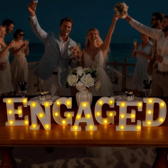Engagement Party Decorations Wedding Decorations, 7Pcs Engagements Party Decor E