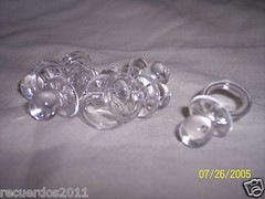Baby Shower Medium Plastic Pacifiers 1 1/4″ Party Favors Pink Blue White Yellow