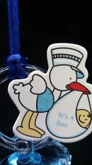 12Pcs~Baby Shower~Pacifier Necklaces,Boy, Game Prizes, Boy, Favors,niño