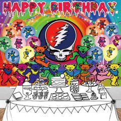 Grateful Dead Party Supplies Birthday Decorations Backdrop Banner Vinyl 7x5ft