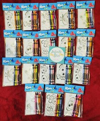 (Quantity 15)Choose your Theme Party Favor Coloring Packs (Any Theme) MESSAGE US
