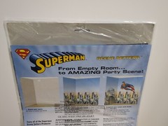 SUPERMAN Scene Setter HAPPY BIRTHDAY party BACKDROP DC Comics superhero