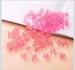 Mini Acrylic 45 Pc Pacifiers for Baby Shower 0.86 Inch Bulk Pacifiers for Gender
