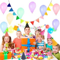 DIY Birthday Party Hats Mini Cone Crown Set with Pom Poms Small Paper Caps