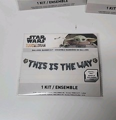 Disney Star Wars The Mandalorian Party Banner Kit Lot Grogu Birthday Baby Yoda