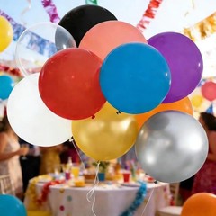 40 Pcs 36 Inch Giant Balloons Latex Large Assorted Colorful Rainbow Big Ballo…