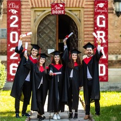 3 Pieces 2026 Graduation Party Decorations Graduation Porch Sign Class of 202…
