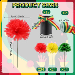 86 Pcs Juneteenth Table Centerpiece Decorations Black History Month Table Dec…