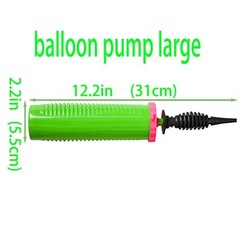 Handheld Balloon Pump Dual Action Manual Air Inflator for Party Decorations Gree