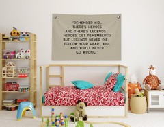 Vintage Baseball Wall Decor for Boys Room, Inspirational Sports Quote Canvas …