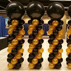 Set of 2 5FT Balloon Column Stand Kit Party Decoration Balloon Pillars