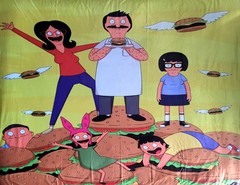 Ultimate Bob’s Burgers Party Bundle Backdrop, Balloons, Fringe Curtains & More!