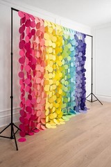Ultimate Big Circle Dots Party Garland Streamer Backdrop (290 Ft Total, 40 St…