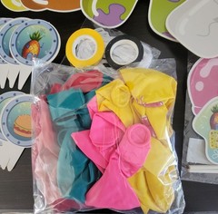 Spongebob Squarepants Birthday Party Decorations Supplies Background Cupcake