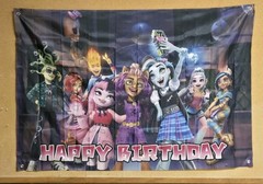 MONSTER HIGH – BACKDROP / TAPESTRY – 57″ x 40″ FOR PARTY, ROOM, ANY OTHER EVENT