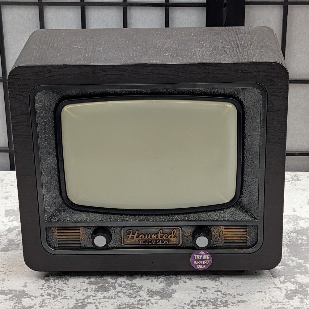 Haunted Hollow Halloween Haunted TV Decor Animated Spooky Prop – Tested Works