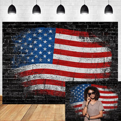 7X5 Ft Patriotic Backdrop for 4th of July and Veterans Day Celebrations