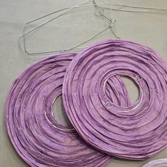 11 Purple Paper Lanterns Various Sizes 12″, 10″, 8″, 5.5″ Birthday/Room Decor