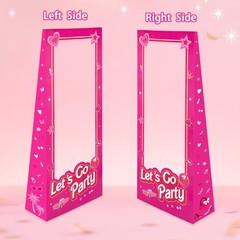 5.2ft Tall Life Size Stand-in Cardboard Cutouts Doll Photo Booth Props for Do…
