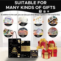 Birthday Surprise Gift Box Explosion for Money, Exploding Money Gift Box for Cas
