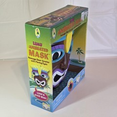 2006 Talking Tiki Face Mask Moving Eyes Motion Activated Luau / Tested Working