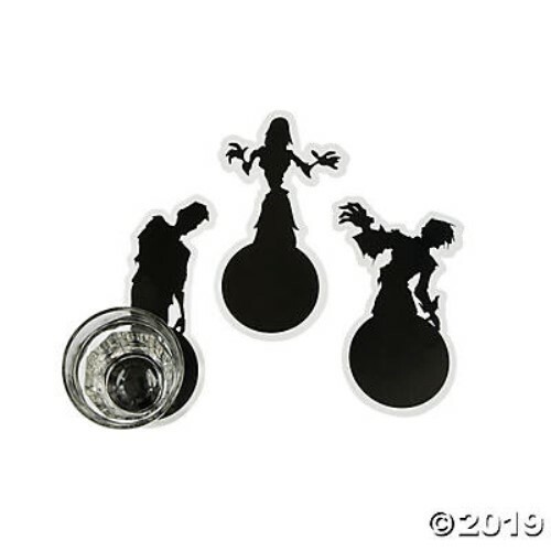 Zombie Coasters Halloween Decorations Halloween Party Zombies 12ct