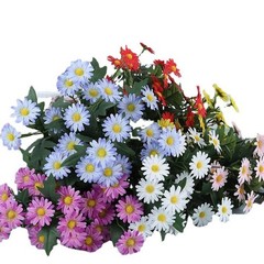Artificial Daisies 35cm Bouquet Silk Flowers for Office For Home Decor