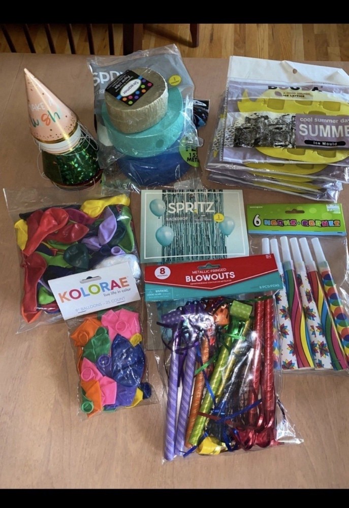Party Supplies / Decorations Mixed Bundle. Special Occasion / Birthday Lot.