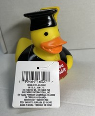 2024 Graduation Rubber Duck with You Did It sign 3.5 inches