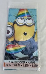 NEW Minions Despicable Me 2 Birthday Party Supplies Lot Tablecover Banner Plates