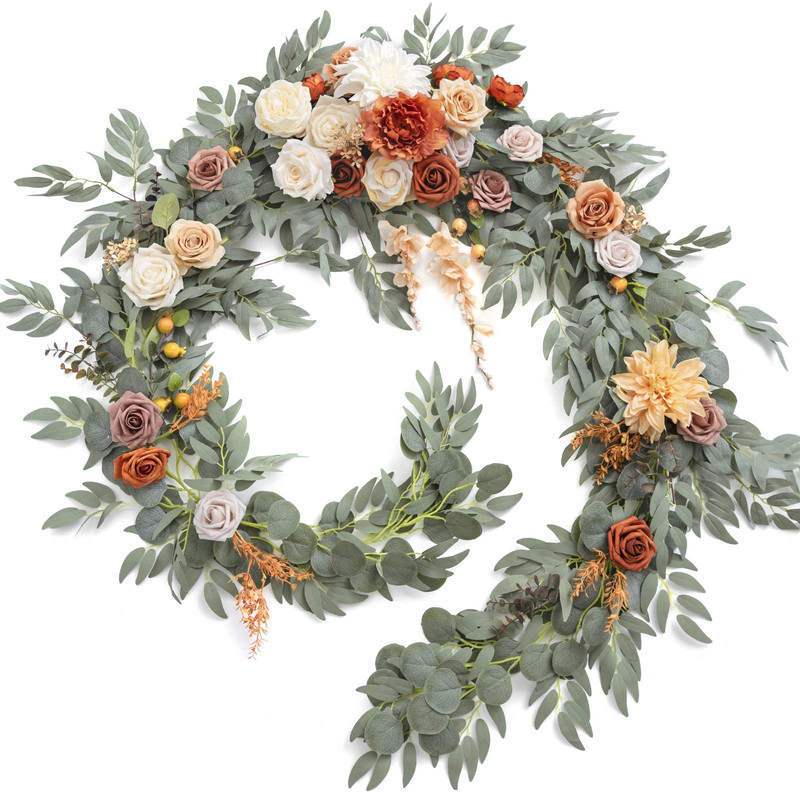 Ling’S Moment Lings Moment Fall 9Ft Flower Garland For Backdrop Decorations –