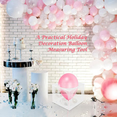 11 Holes Balloon Sizer Collapsible Cube Box Measurement Tool for Balloon Decor
