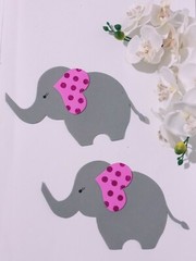 10 Baby Shower Elephants Centerpiece Decor Recuerdos Foam Large Favors Elefantes